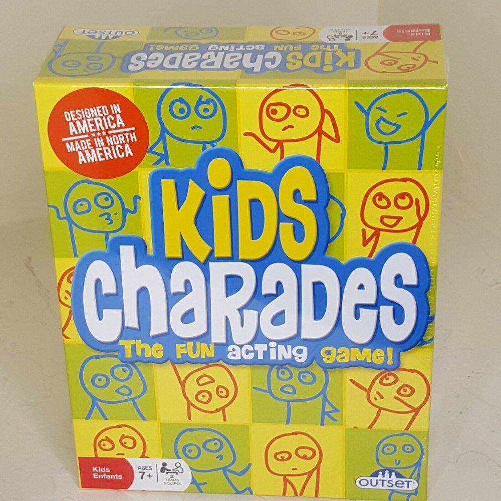 Kids Charades The Fun Acting Game by Outset Ages 7 Up New Sealed